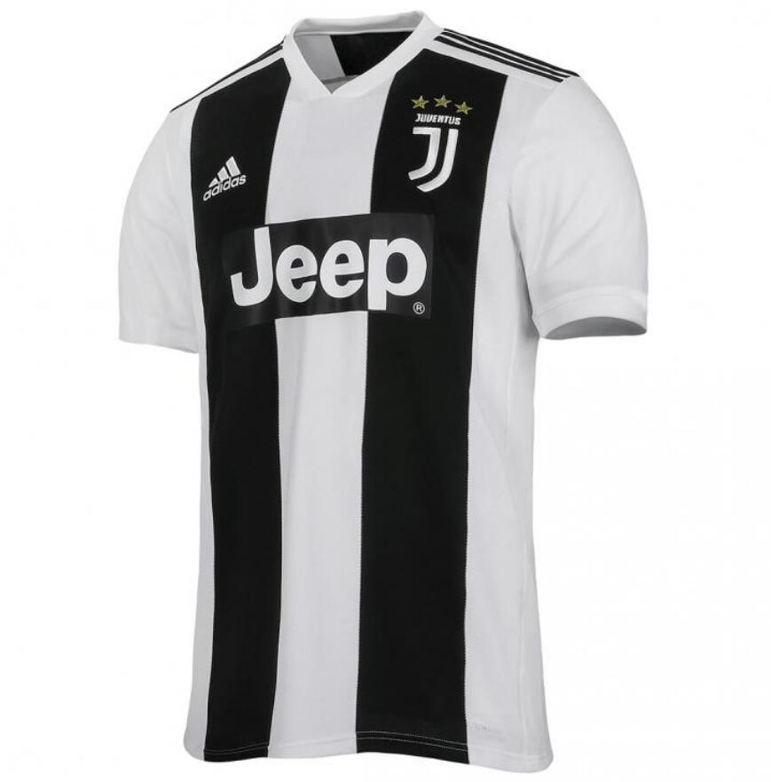 2018-19 Juventus Retro Home Kit Soccer Jersey